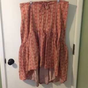 Boho High-Low Skirt